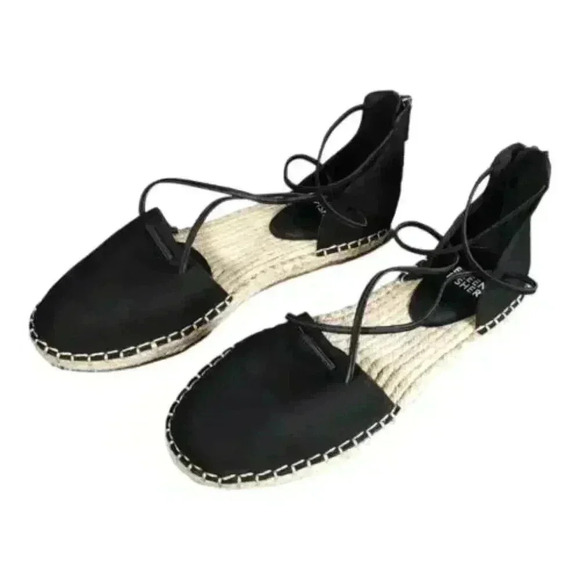 Lala Sandals by Eileen Fisher - Flat Espadrilles - Women's Elegant Summer Shoes - Picture 3 of 9